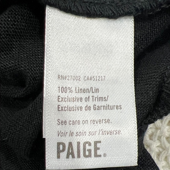 PAIGE Black Short Sleeve Top - Picture 10 of 10